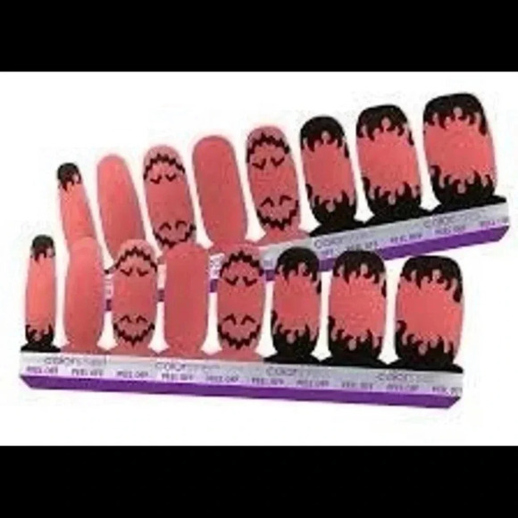 Color Street "Hey pumpkin" Halloween Nail Strips - Picture 1 of 3